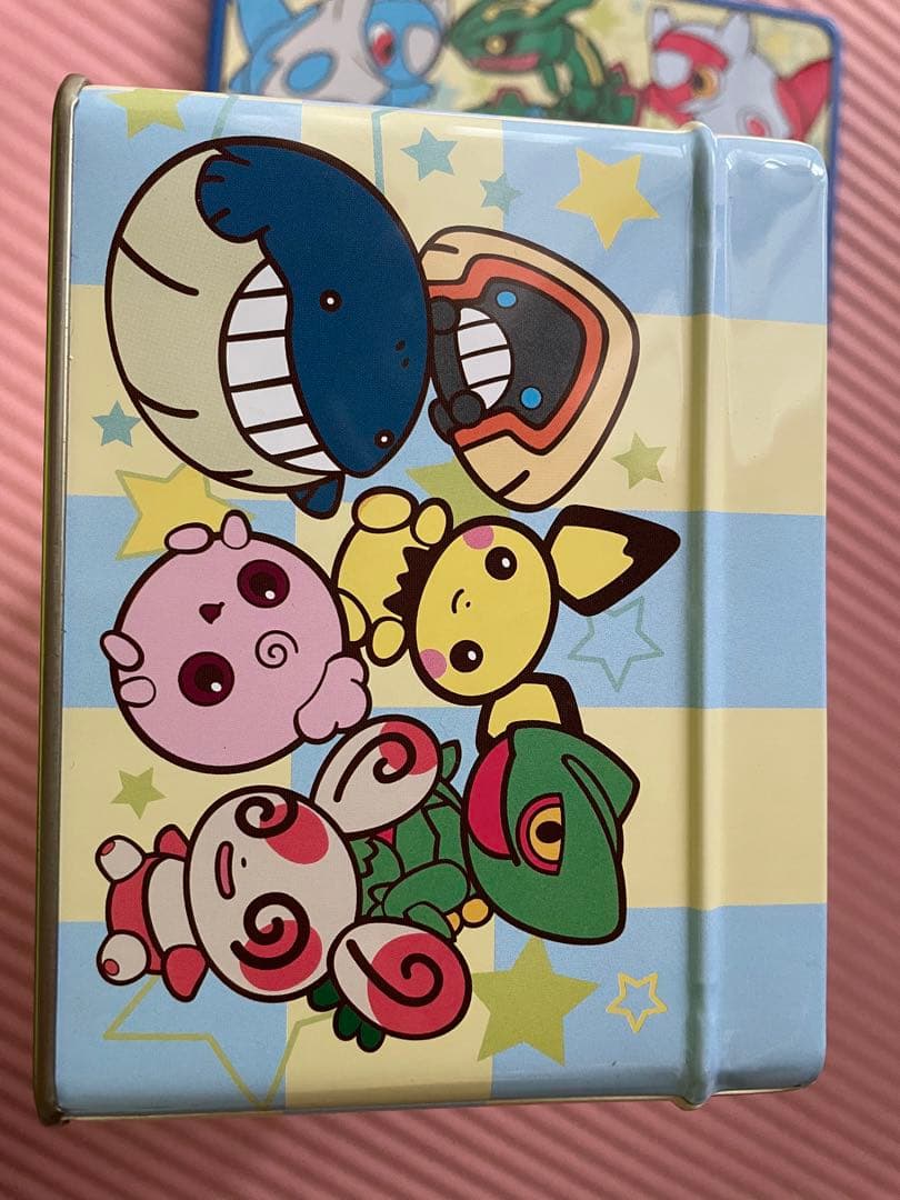 ポケドール　お菓子缶　レア　ポケモンセンター　　　レックウザ　ラティアス