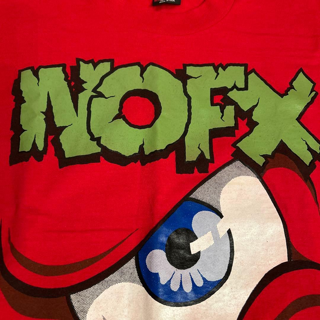 NOFX 赤 Tシャツ アートワーク　サイズL