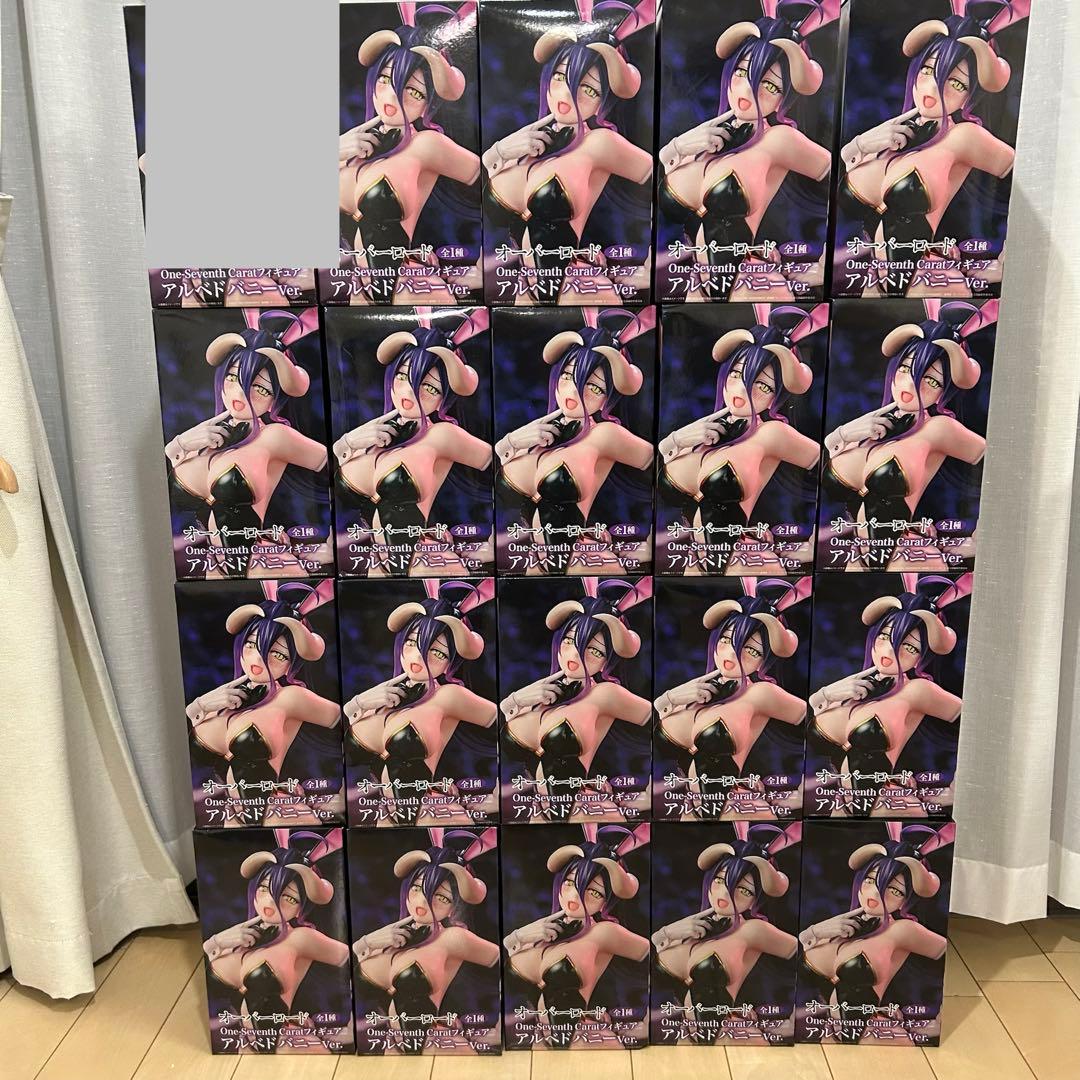 オーバーロード　フィギュア アルベド バニーVer.　19個 まとめ売り