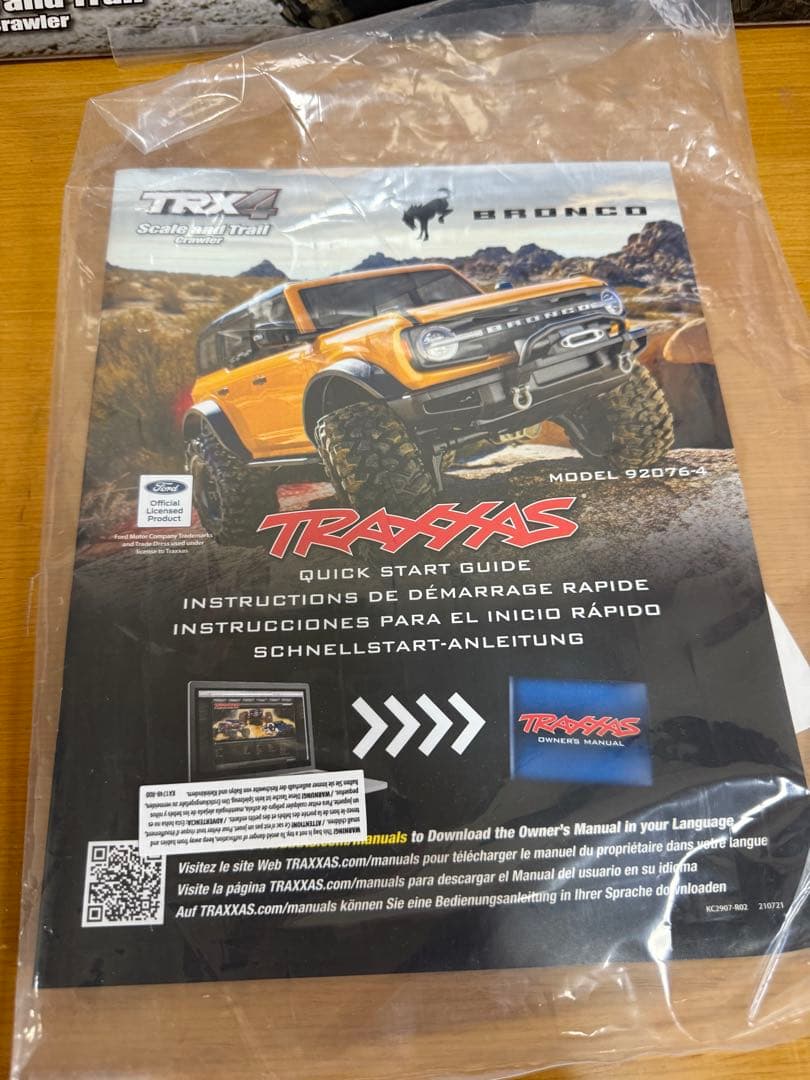 traxxas trx-4 bronco トラクサス 純正ライトユニット付き。