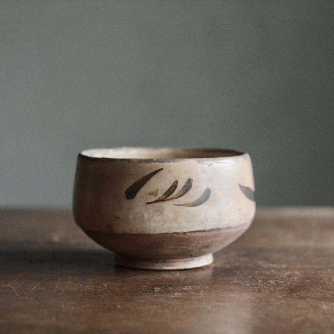 鉄絵 茶碗 茶道具 古美術 茶道具 古道具 アンティーク 中国美術
