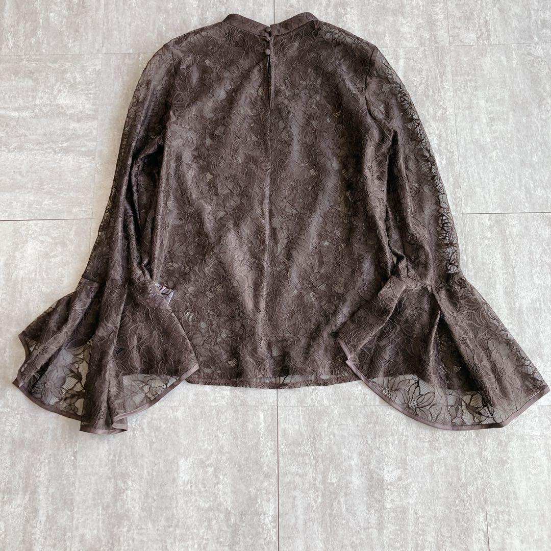 【美品】kana 23SS ベルスリーブ 前後2way ワンピ レース M