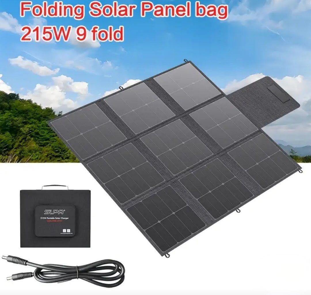 【格安！！】良品✨215W 　折りたたみ式ソーラーパネルバッグ
