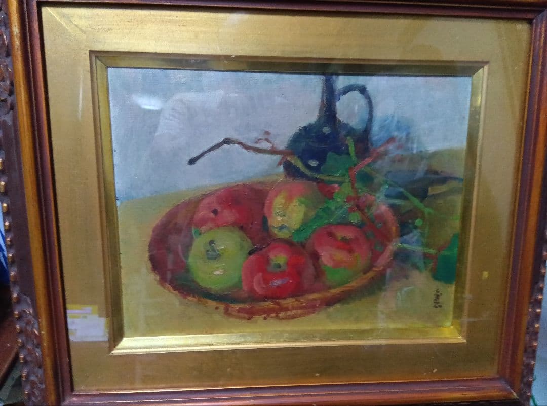 F4号油彩です写真１１枚です見事な秀作です