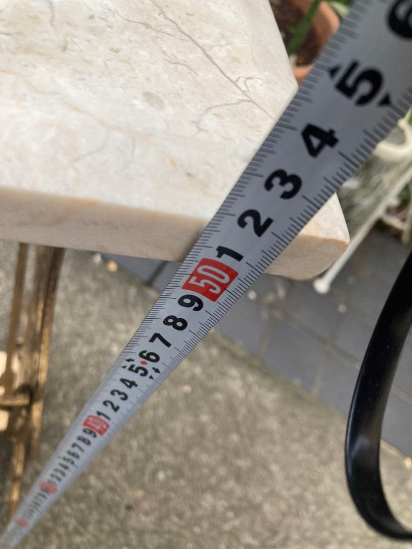 大理石天板　サイドテーブル　高級家具