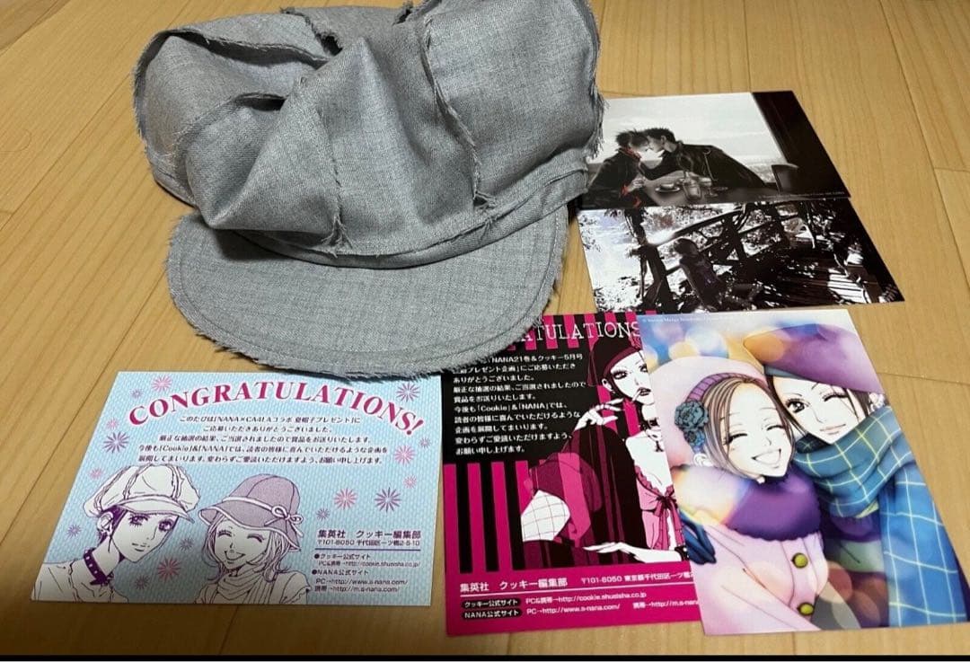 NANA 矢沢あい　CA4LA 帽子　キャスケット　コスプレ　集英社　非売品