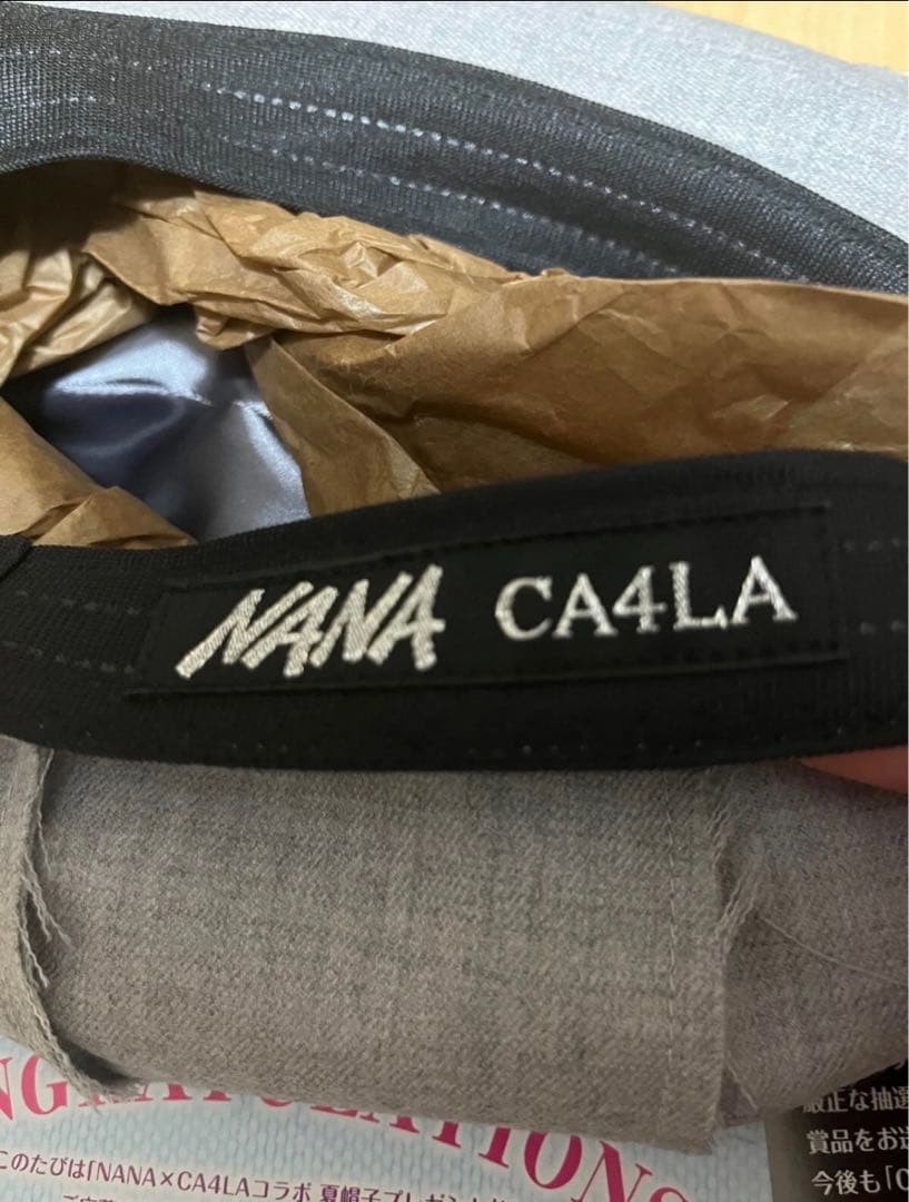 NANA 矢沢あい　CA4LA 帽子　キャスケット　コスプレ　集英社　非売品