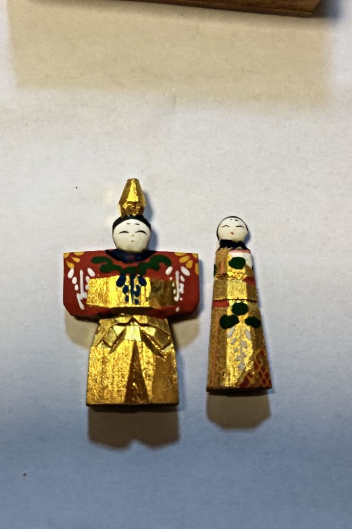 御雛　一刀彫　神泉