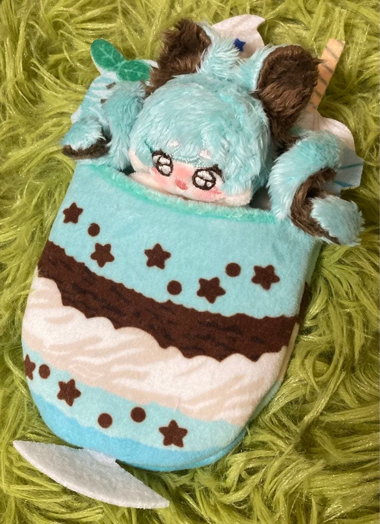 自作ぬいぐるみ・チョコミントの女の子