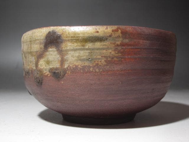 ☆　金重陶陽　茶碗　裏千家　十五代　鵬雲斎の花押がございます☆y444