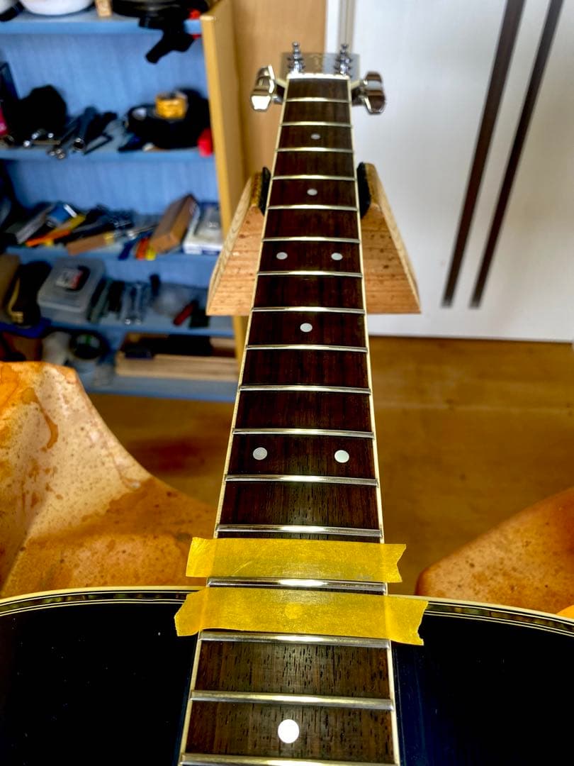 90’代モーリスMF50　スプルース単板、ペグGOTOHクリーニング済HC付