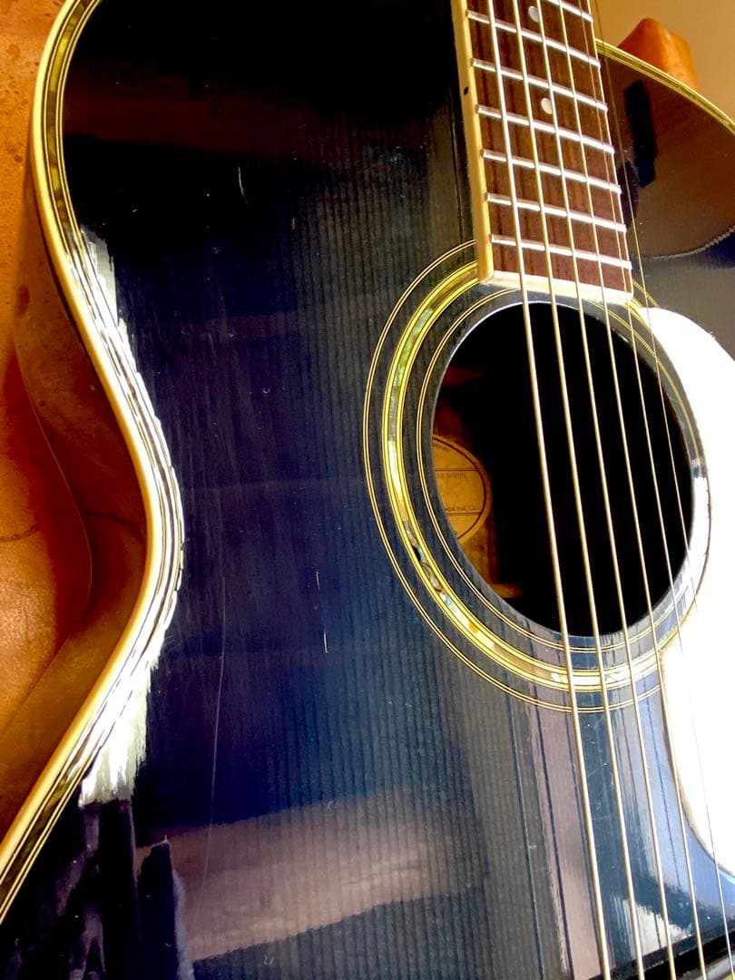 90’代モーリスMF50　スプルース単板、ペグGOTOHクリーニング済HC付