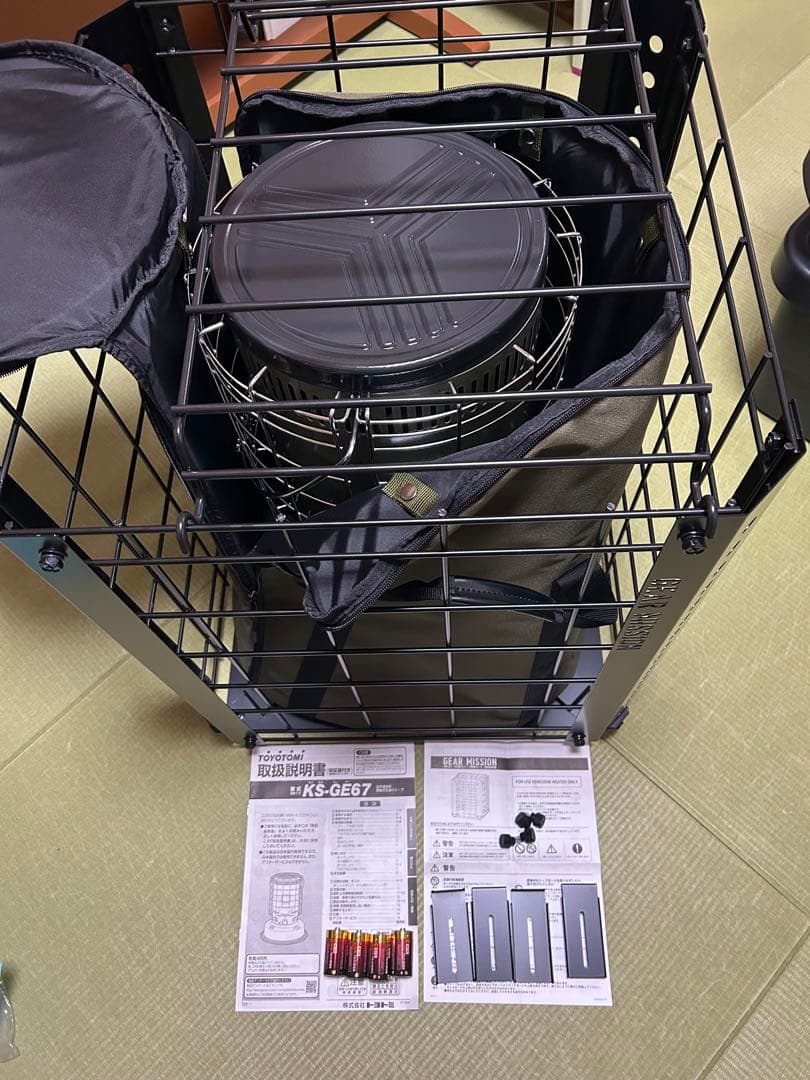 トヨトミ GEAR MISSION ストーブ本体&ガード&収納バッグ３点セット