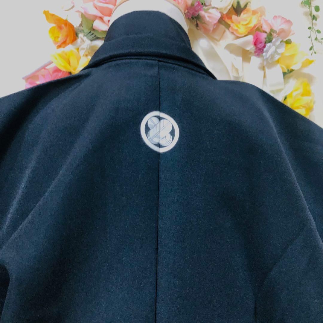 美品‼️七五三 五歳‼️黒地 紋付格上‼️金蘭袴‼️完全フルセット‼️ 家から揃え無 秀品
