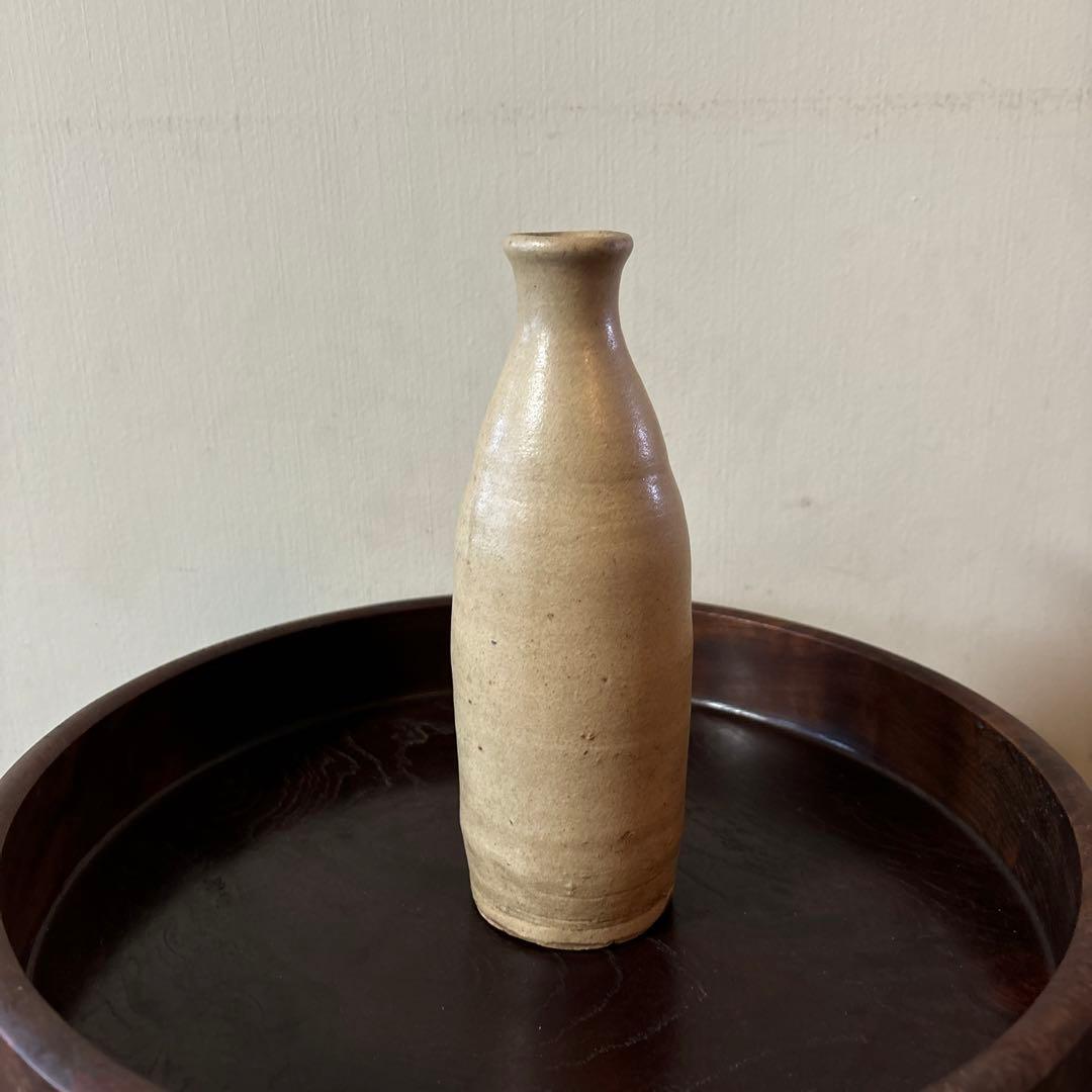 白丹波徳利　古美術　古道具　アンティーク　青山二郎　古陶磁　古民芸　酒器　李朝