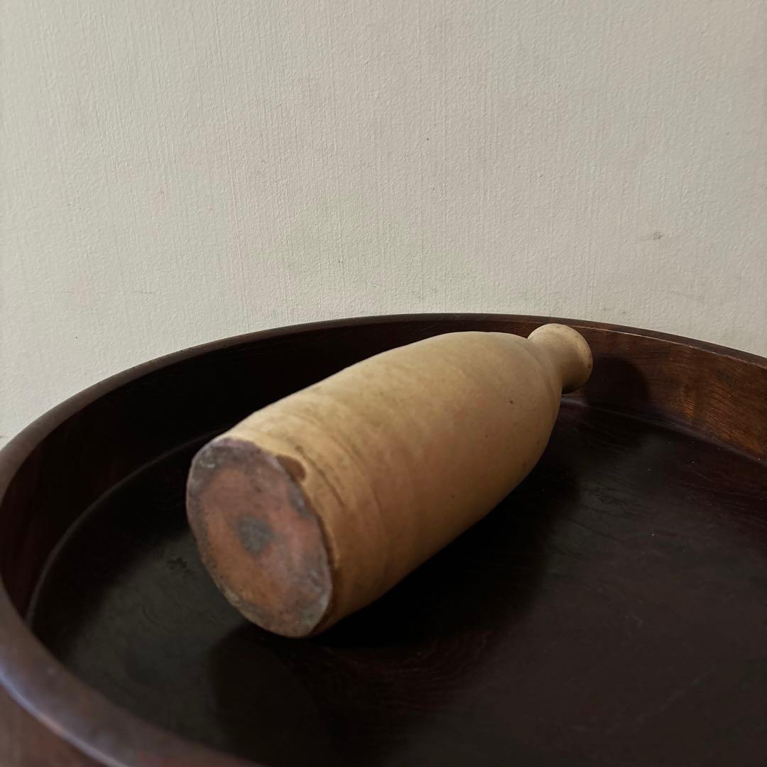 白丹波徳利　古美術　古道具　アンティーク　青山二郎　古陶磁　古民芸　酒器　李朝