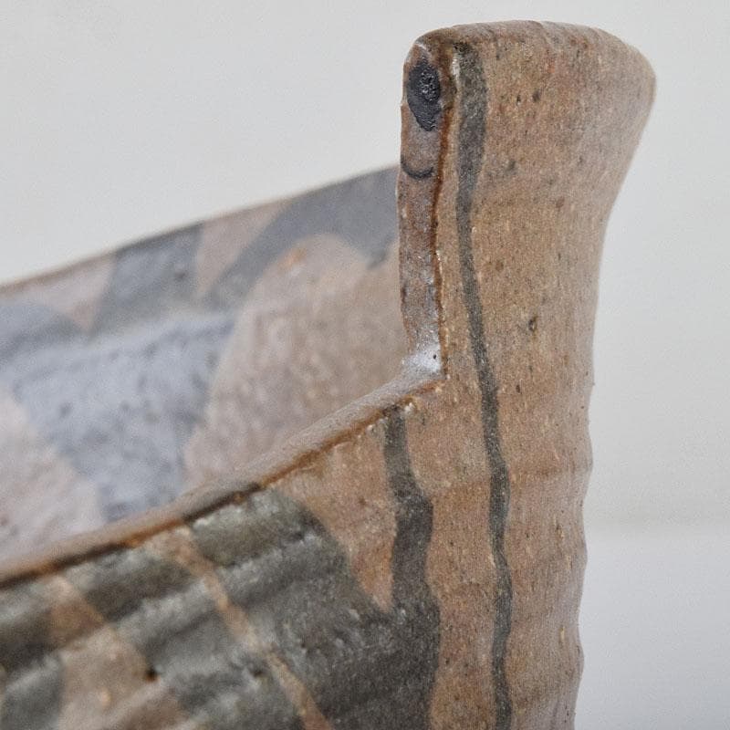 桂又三郎極め　江戸時代　古唐津　絵唐津　菓子鉢　M　R9332