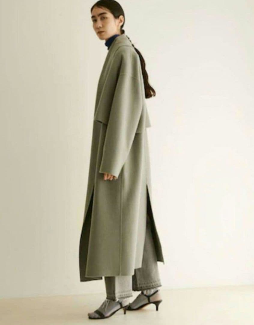 【新品未使用】フリーダムコート ショールカラー ロングガウン　吉高由里子着用