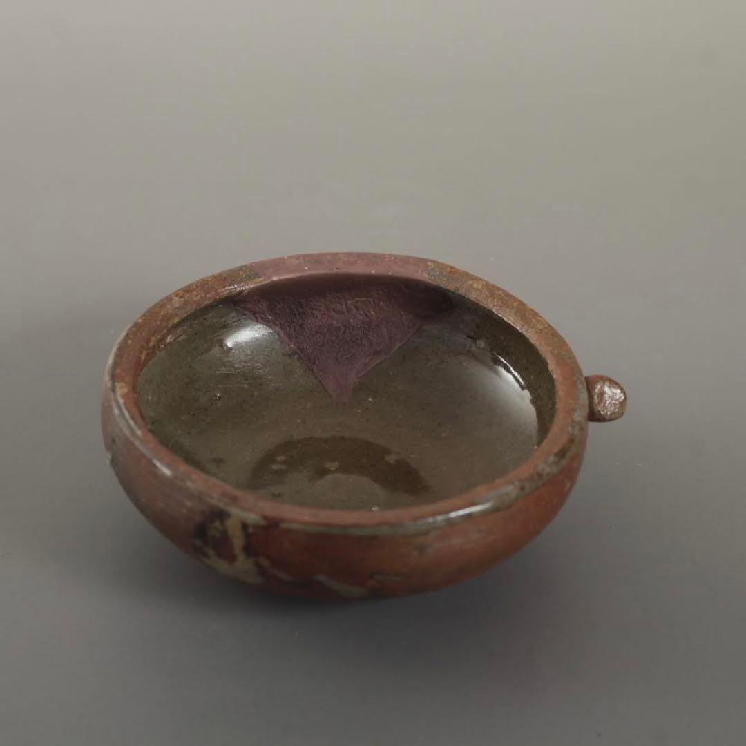 丹波 盃 酒器 古美術 古道具 アンティーク 丹波焼 平盃 丹波手付き盃