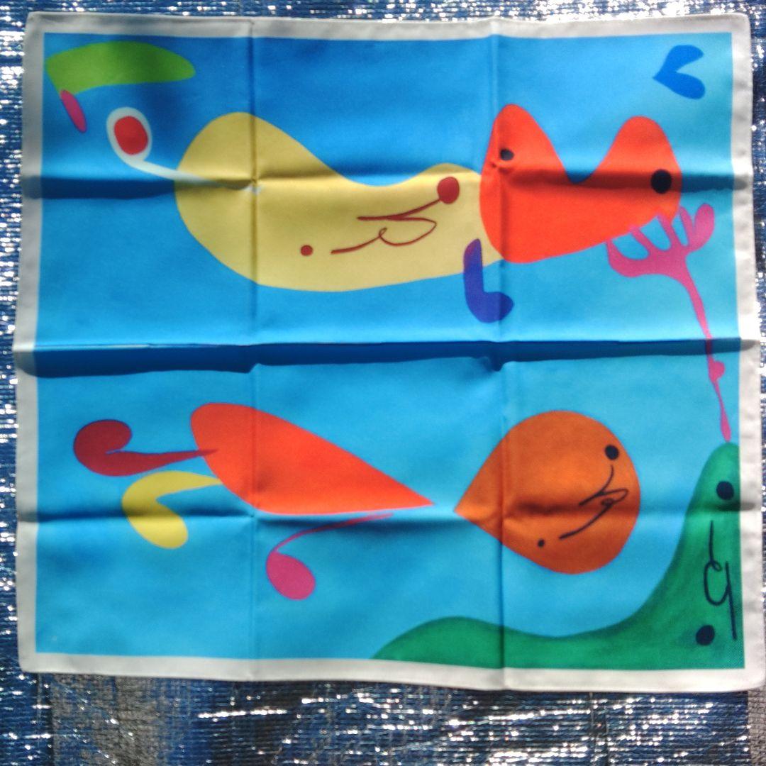 カラフルアート ハンカチ　ポピン