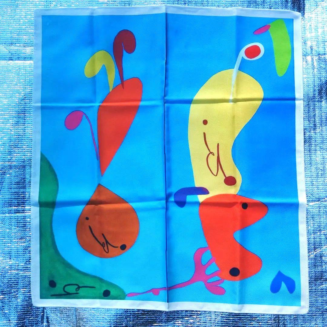 カラフルアート ハンカチ　ポピン