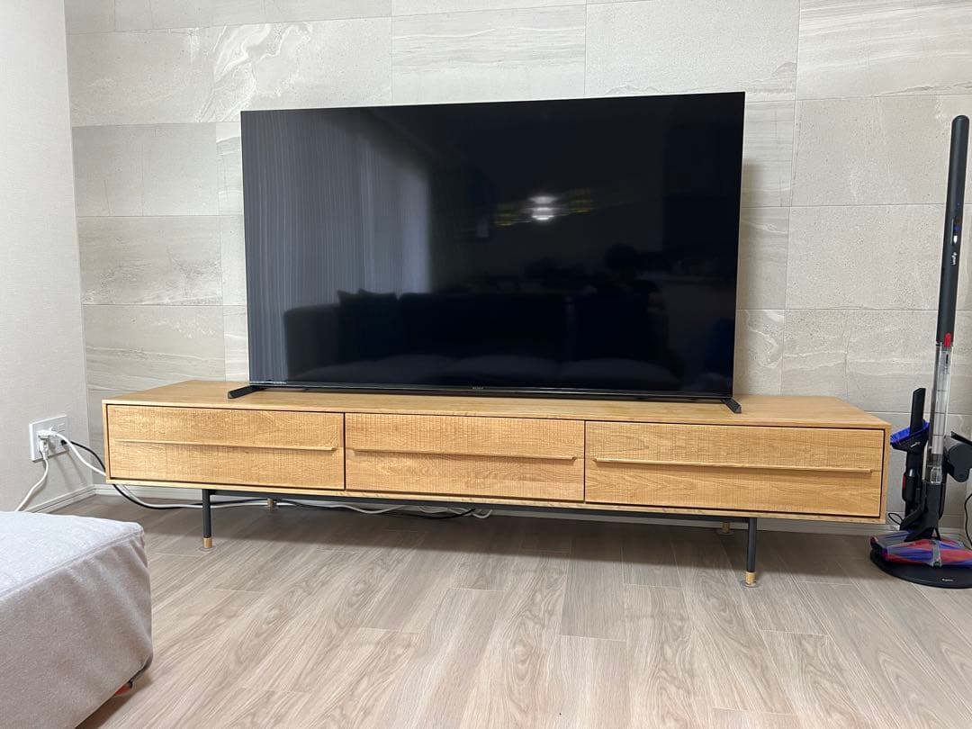 【テレビ台】 ローボード 210cm オーク材 大塚家具 テレビボード