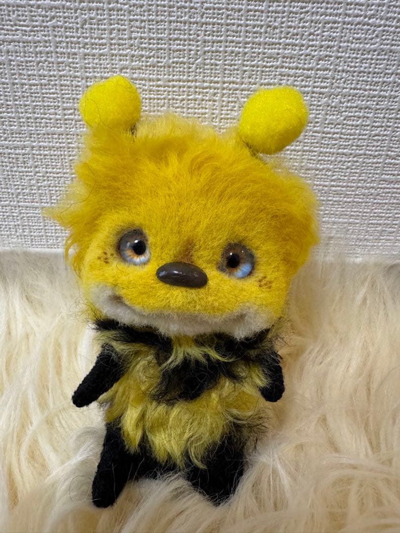 【最終価格】海外作家様作　アートドール　テディベア2体、ハチさんセット