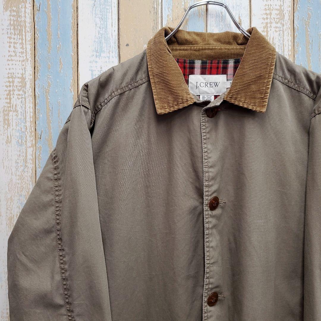 HB41☆ジェイクルー☆ハンティングジャケット☆襟元コーデュロイ☆ベージュ☆M