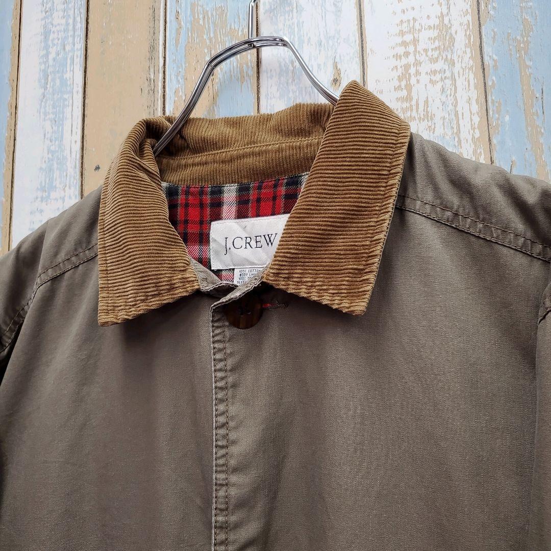 HB41☆ジェイクルー☆ハンティングジャケット☆襟元コーデュロイ☆ベージュ☆M