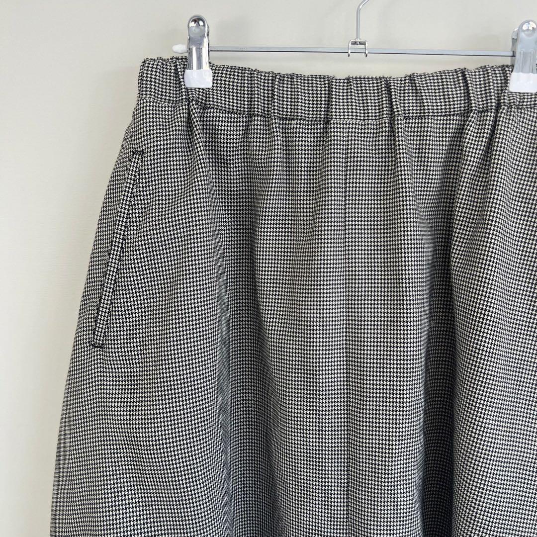 ブラックコムデギャルソン ウール チェック サルエル パンツ　XSサイズ　千鳥柄