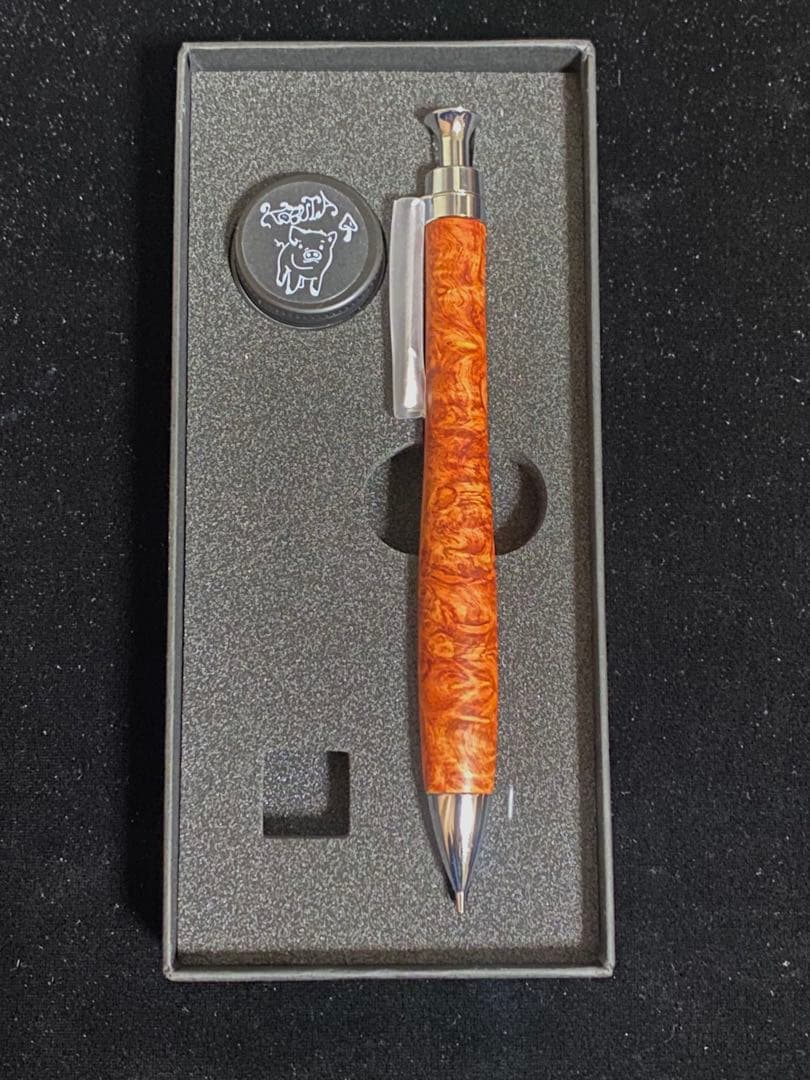 こぶた工房 シャープペンシル 極上花梨瘤0.5mm