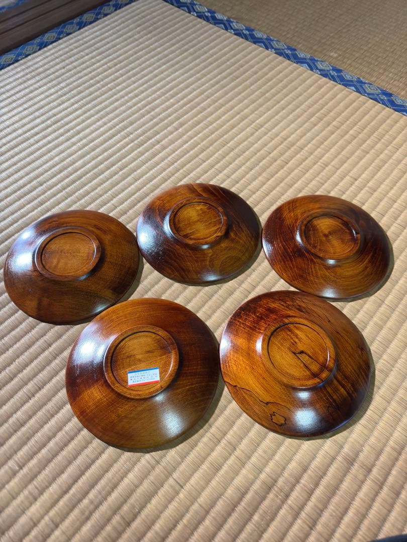 漆器　まとめ売り　天然木　漆塗り　26枚セット