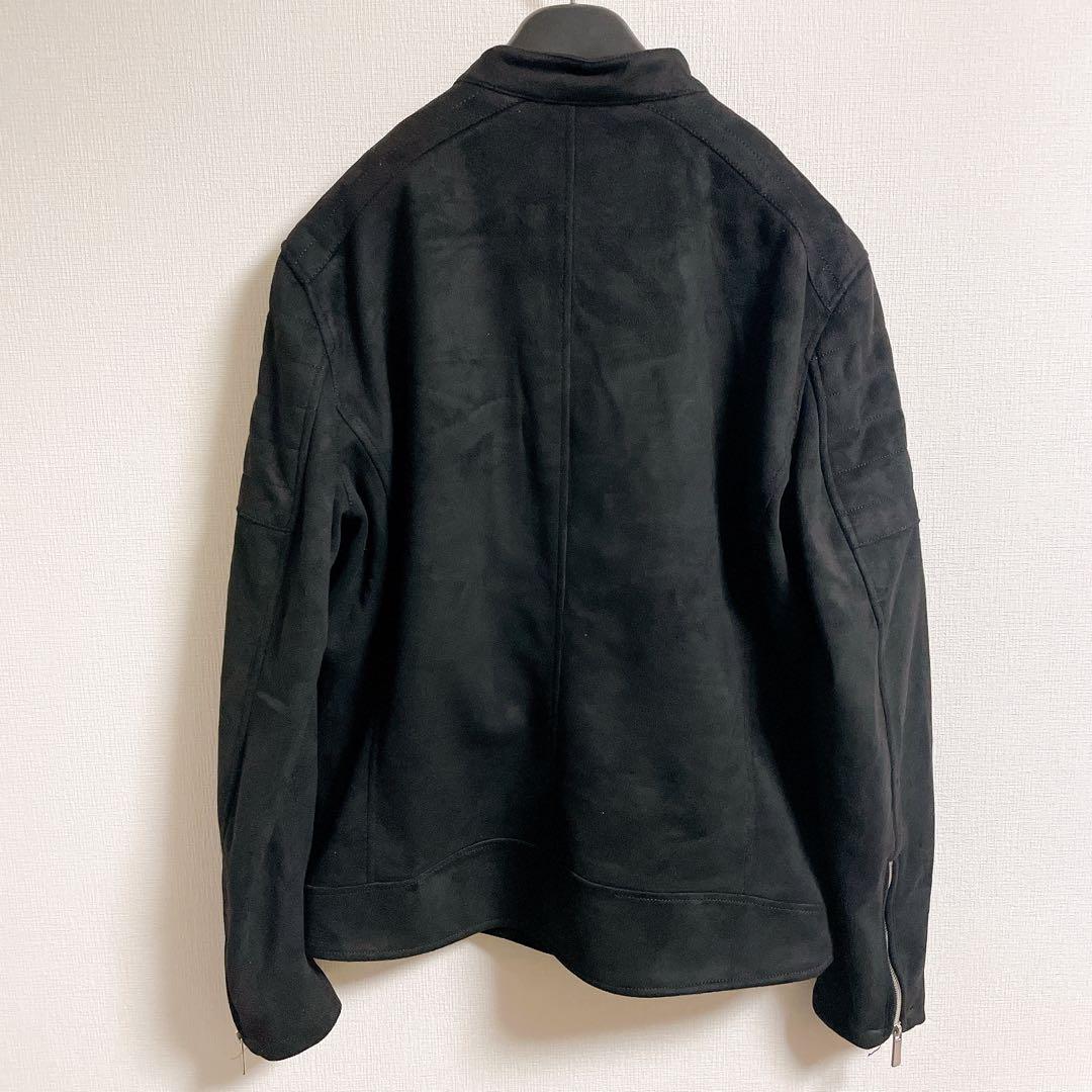ZARA スエード調　シングルライダースジャケット　ザラ　バイカー　ザラ