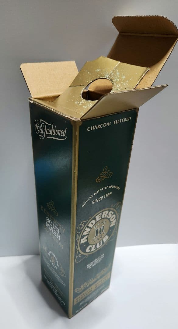 アンダーソンクラブ10年　バーボン　古酒　終売品 未開封 箱付き