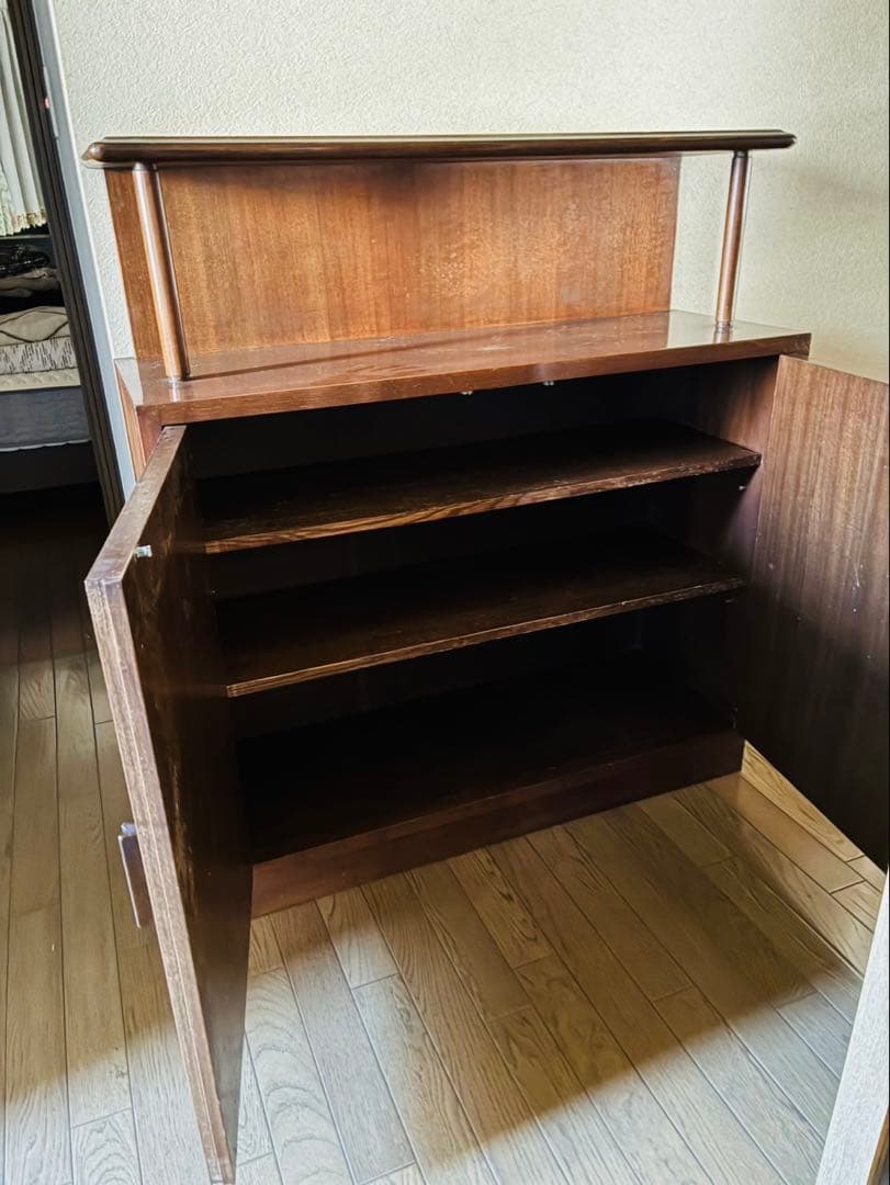 民藝家具 陳列棚 飾り棚 チェスト ラック 木製 押入れ 収納 整理 書斎