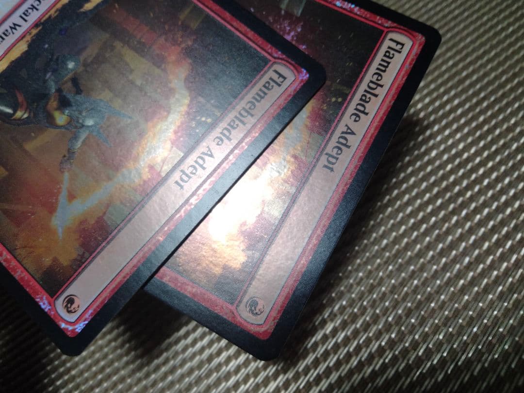 【ご確認用】アモンケット foil 炎刃の達人 英語 1枚　MTG