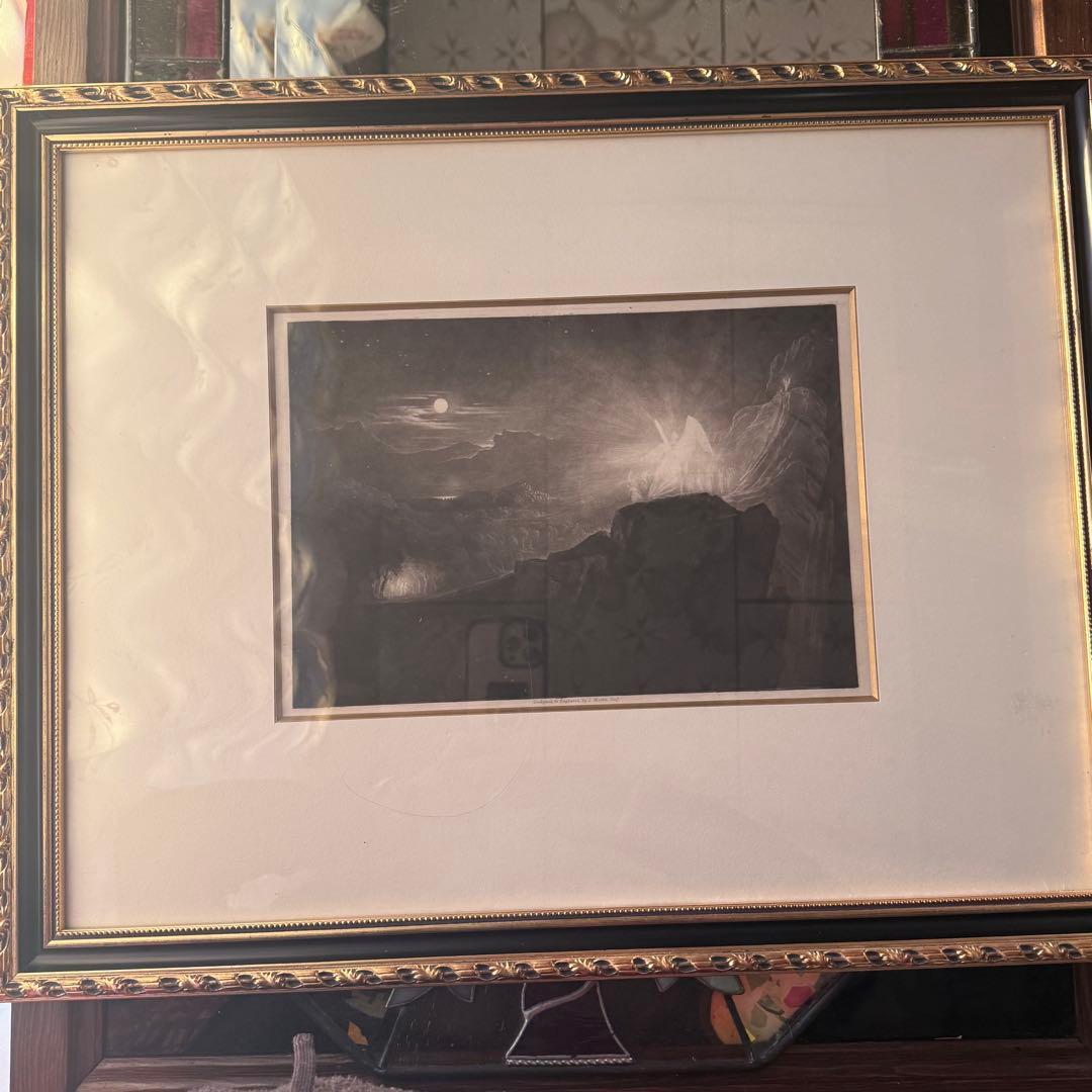 2210様感謝‼️「ジョン・マーティン銅版画 守護天使たちThe Angels