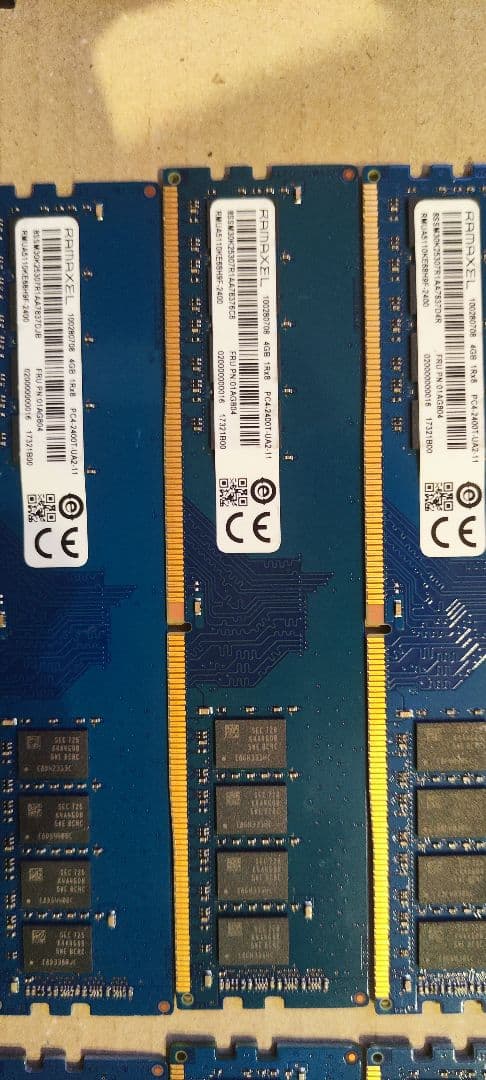 Z*n様 【計24GB】Ramaxel DDR4-2400 4GB×6枚　デスク