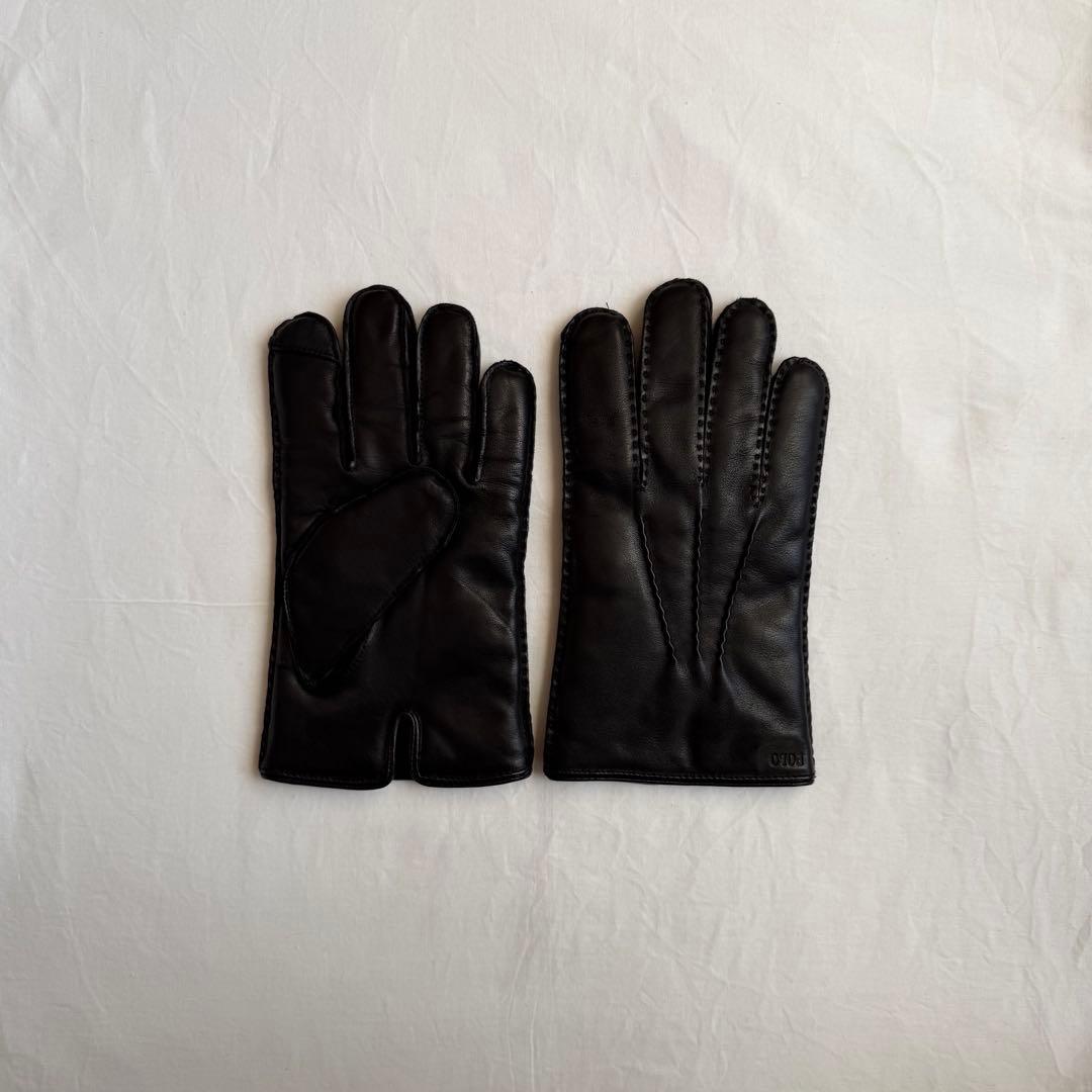 小物 polo ralph lauren leather glove