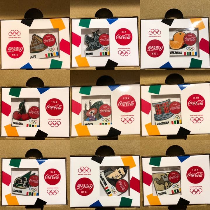 【新品】コカ・コーラ ピンバッジ　 東京オリンピック　まとめ