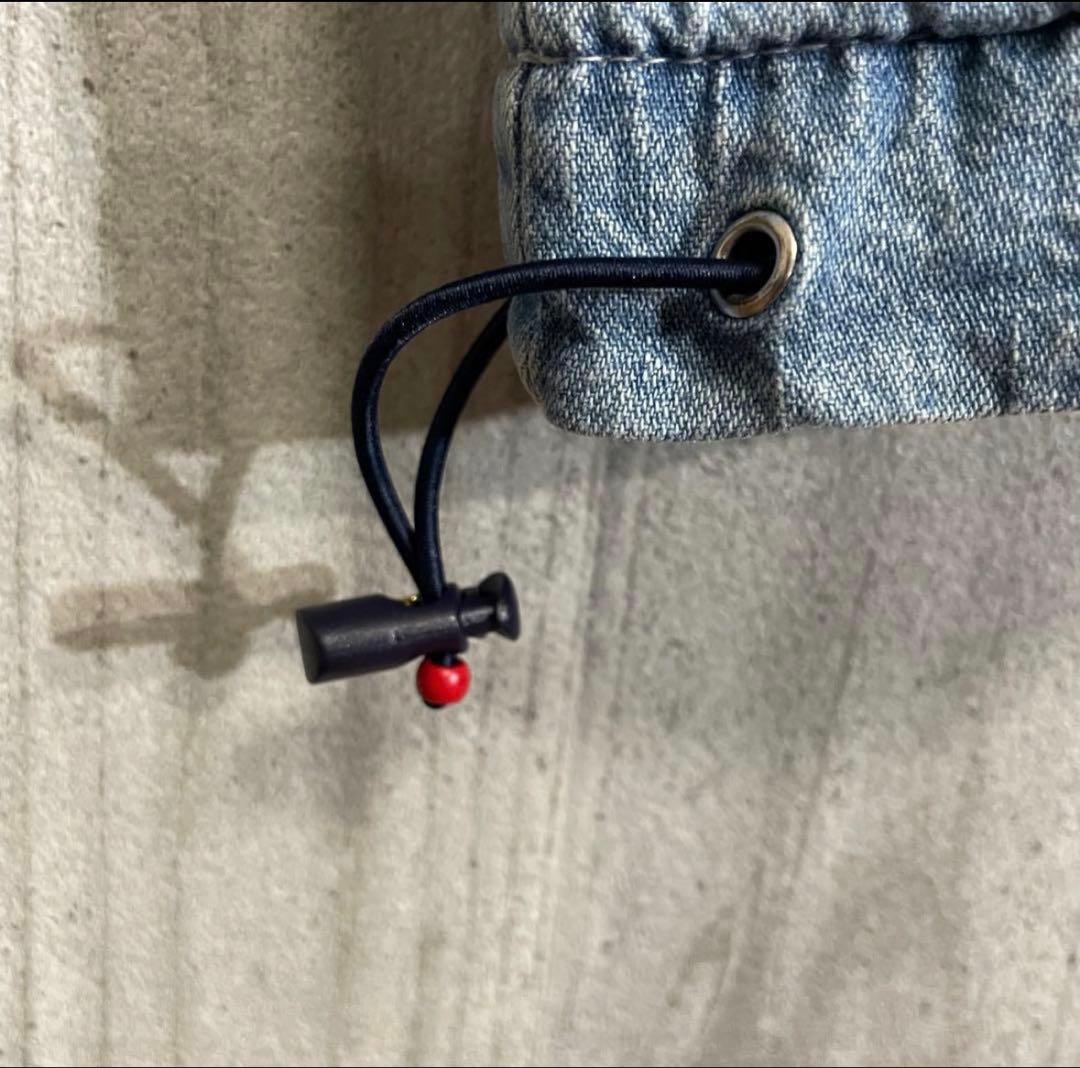 【希少入手困難】ポロスポーツ　刺繍ロゴ入　デニムアノラックジャケット　XL