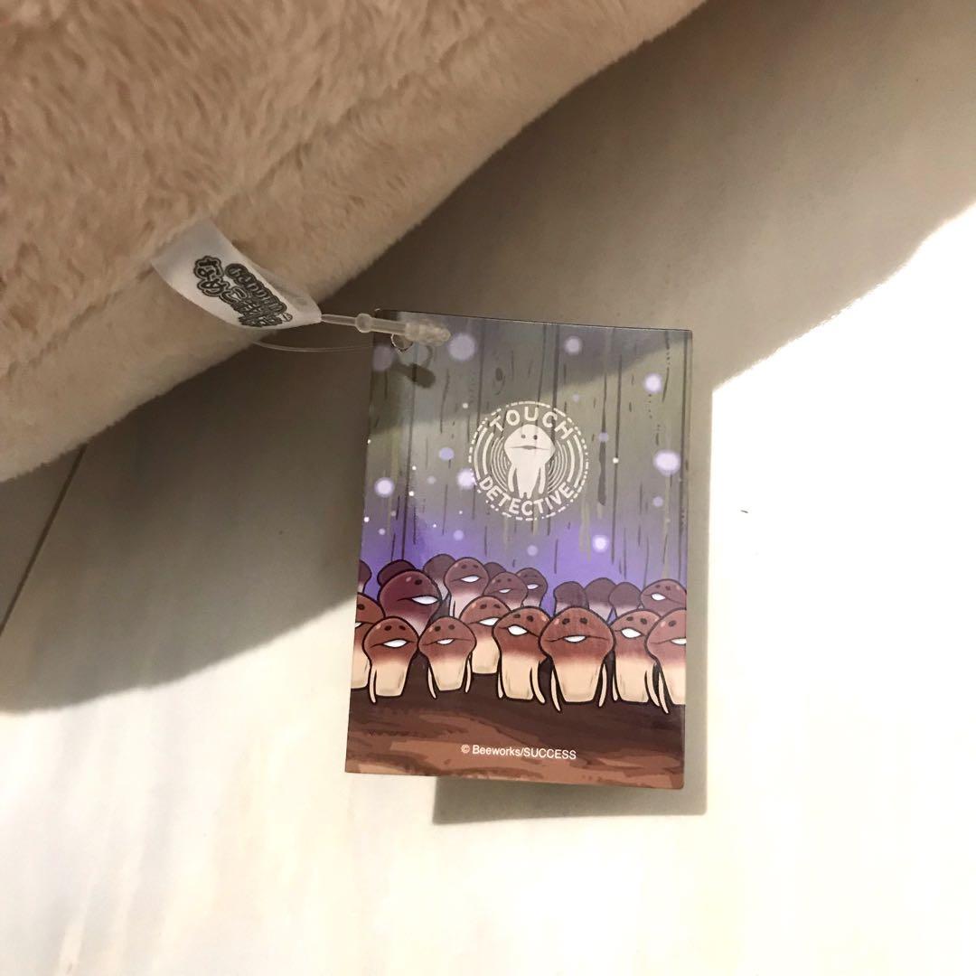 【送料込】なめこ 筒型クッション 抱き枕 ぬいぐるみ なめこ栽培キット