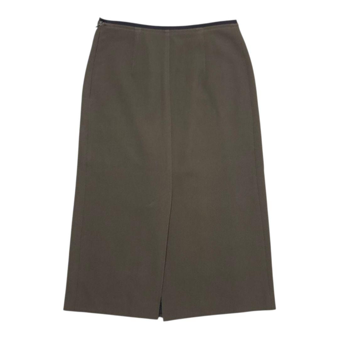 スカート DRIES VAN NOTEN khaki Slit Skirt