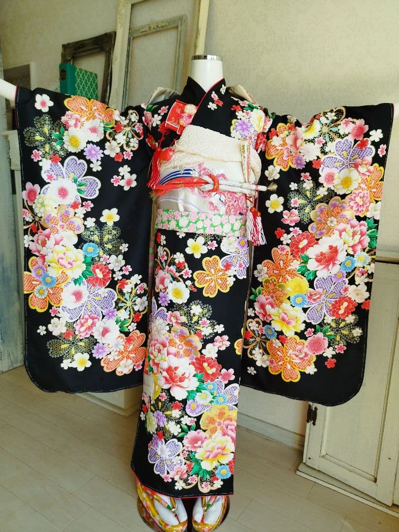 専用です☆ブランドmaomao新品着物フルセット☆七五三７歳さんに