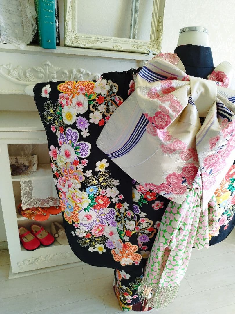 専用です☆ブランドmaomao新品着物フルセット☆七五三７歳さんに