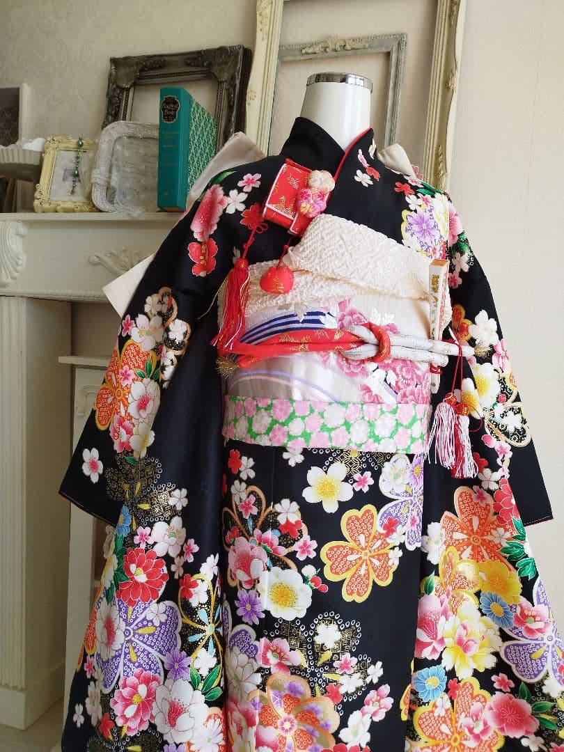 専用です☆ブランドmaomao新品着物フルセット☆七五三７歳さんに