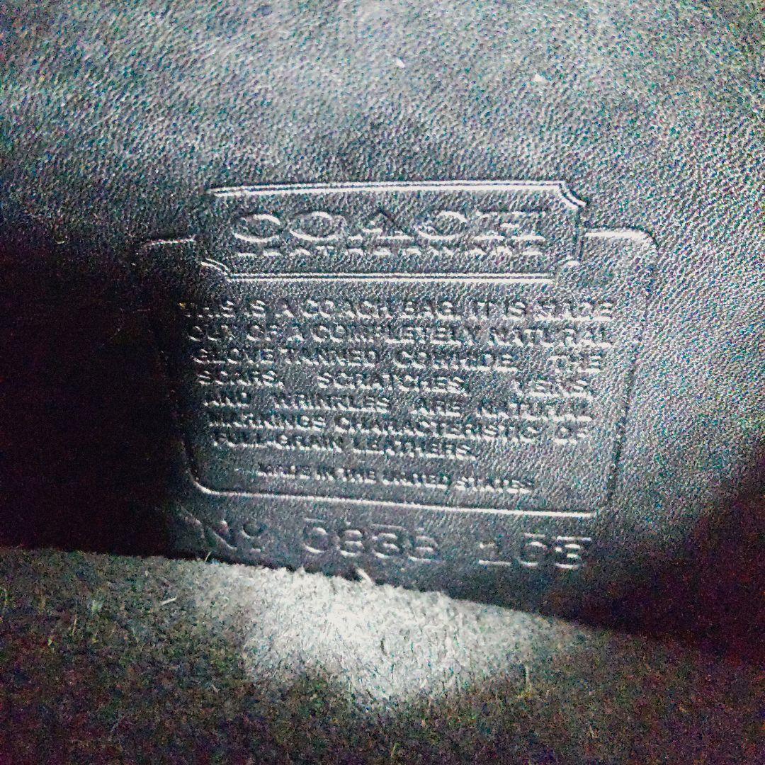 【COACH/オールドコーチ】美品 2way ショルダー バッグ 黒 米国製