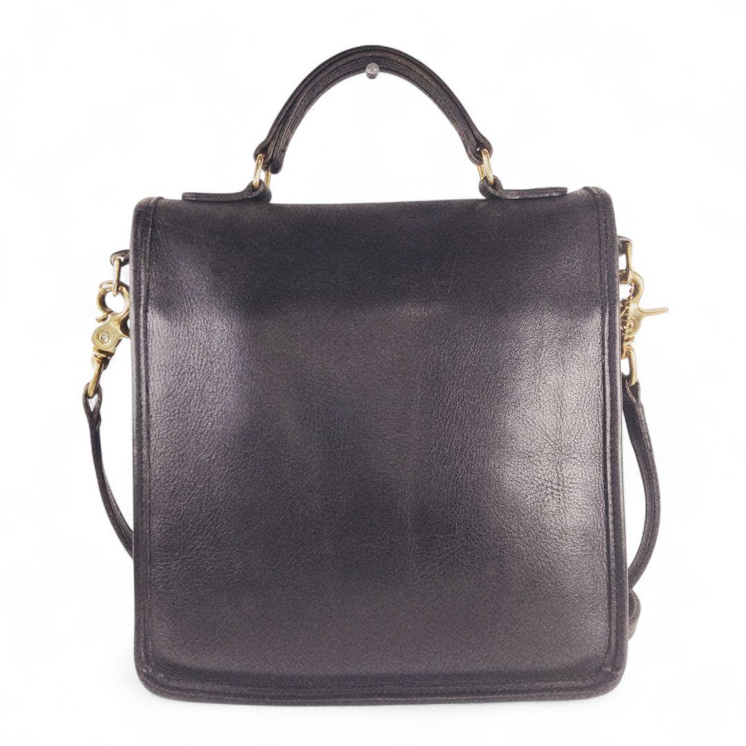 【COACH/オールドコーチ】美品 2way ショルダー バッグ 黒 米国製