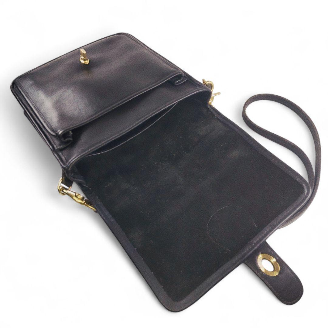 【COACH/オールドコーチ】美品 2way ショルダー バッグ 黒 米国製