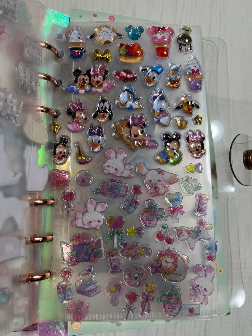 シール帳　完成品　ボンボンドロップシール　ディズニー　サンリオ　平成レトロ